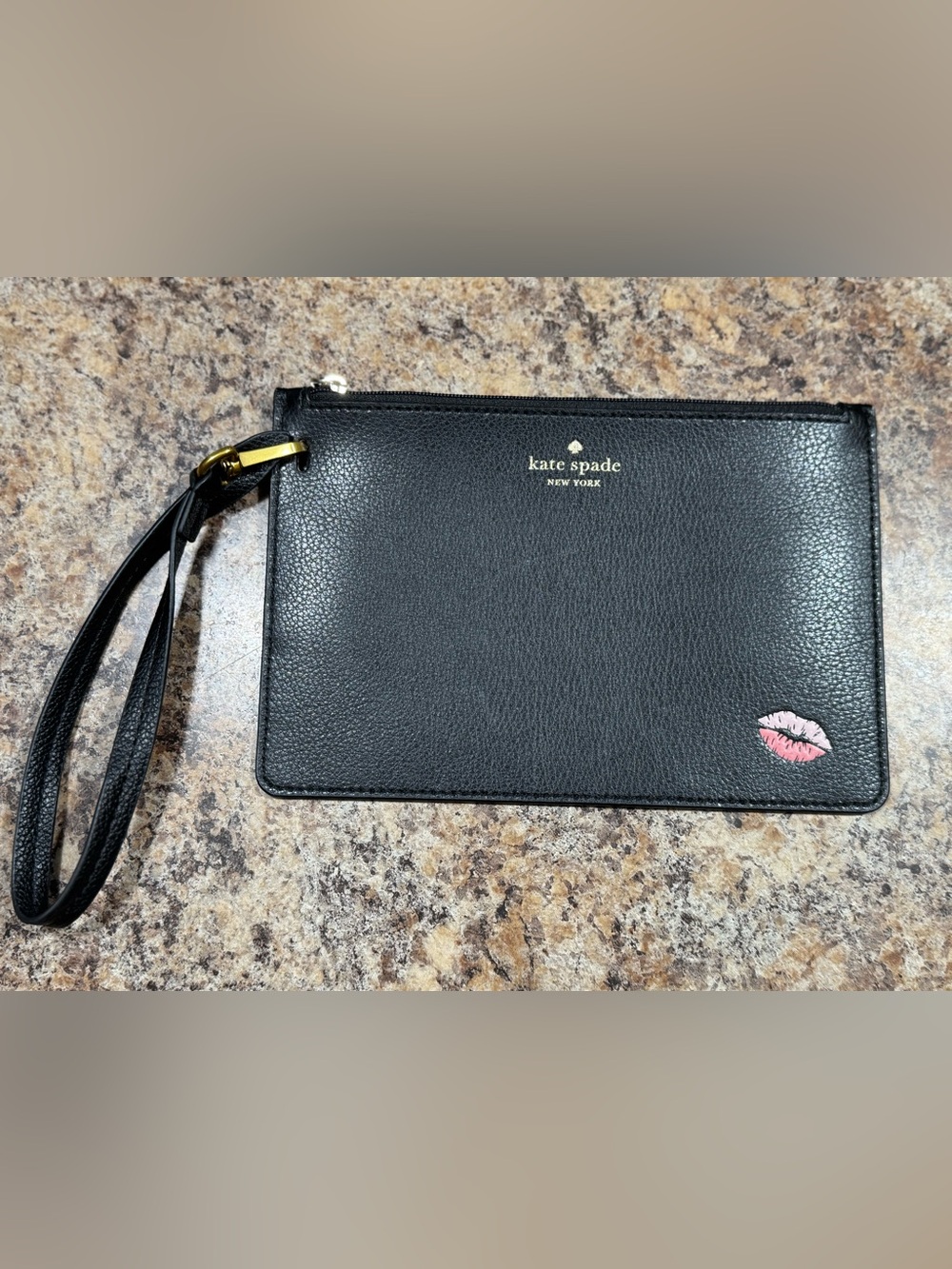 Disney x Kate Spade Collab Wristlet w/Pink Kiss